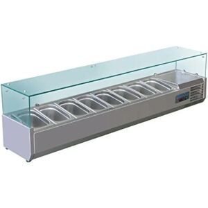 Polar G-Series Countertop Prep Fridge 8x 1/4GN - Countertop Prep Fridge Polar G-Series Countertop Prep Fridge 8x 1/4GN - Countertop Prep Fridge