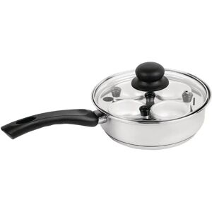 Vogue Poêlon à Œufs en Acier Inoxydable - 4 Œufs - 20cm - Compatible induction Vogue Poêlon à Œufs en Acier Inoxydable - 4 Œufs - 20cm - Compatible induction