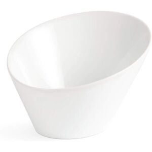Olympia Whiteware Oval Inclined Bowls - 4 pcs - Bowls Olympia Whiteware Oval Inclined Bowls - 4 pcs - Bowls