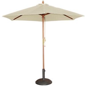 Bolero Wooden Pole 2.5m Parasol - Outdoor Protection Bolero Wooden Pole 2.5m Parasol - Outdoor Protection