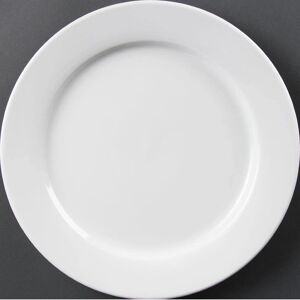 Olympia Whiteware Large Rim Plates - 280cm Dinnerware Olympia Whiteware Large Rim Plates - 280cm Dinnerware