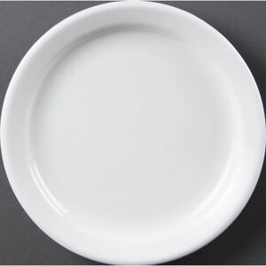 Olympia Whiteware Dinner Plates - 180mm, Set of 12 Olympia Whiteware Dinner Plates - 180mm, Set of 12