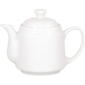Athena 430ml White Porcelain Teapot Set of 4 Athena 430ml White Porcelain Teapot Set of 4