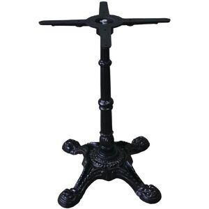 Bolero Cast Iron Table Leg - Adjustable, Black - Table Type Bolero Cast Iron Table Leg - Adjustable, Black - Table Type