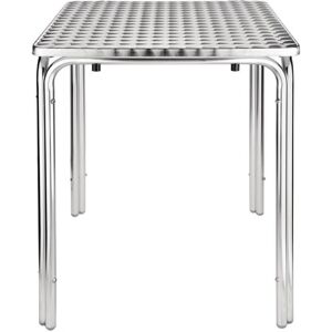 Table de Bistrot Carrée Bolero - Imperméable & Empilable - 60cm - Publicité Table de Bistrot Carrée Bolero - Imperméable & Empilable - 60cm - Publicité