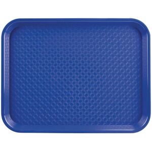 Plateau Restauration Rapide en Polypropylène Bleu Kristallon - Type de Produit - Publicité Plateau Restauration Rapide en Polypropylène Bleu Kristallon - Type de Produit - Publicité