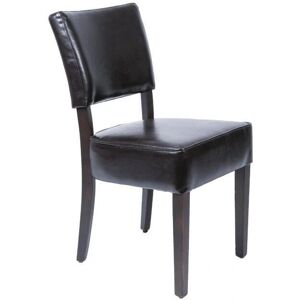 Bolero Dark Brown Dining Chair - Deep Seat, Fully Assembled Bolero Dark Brown Dining Chair - Deep Seat, Fully Assembled