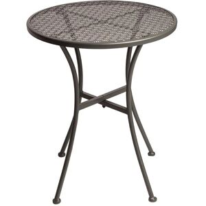 Bolero Weatherproof Round Steel Bistro Table - 71cm Bolero Weatherproof Round Steel Bistro Table - 71cm