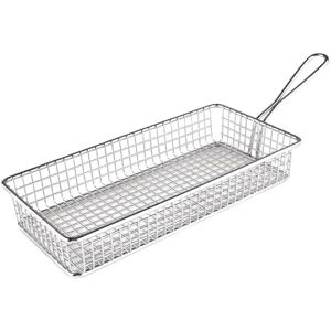 Olympia Deep Rectangular Stainless Steel Presentation Basket - 45mm Olympia Deep Rectangular Stainless Steel Presentation Basket - 45mm