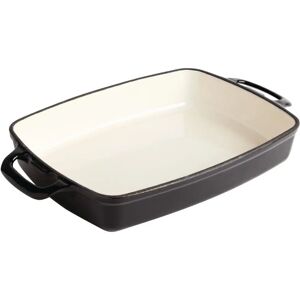 VOGUE Cast Iron Rectangular Baking Dish - 2.8L - Black VOGUE Cast Iron Rectangular Baking Dish - 2.8L - Black