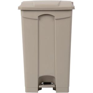 Jantex Beige Pedal Trash Bin - 87L - Kitchen & Bathroom Waste Jantex Beige Pedal Trash Bin - 87L - Kitchen & Bathroom Waste