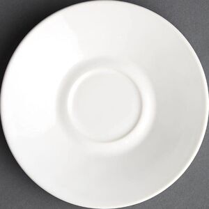 Olympia White Espresso Cup Saucer Set - 12 Pieces Olympia White Espresso Cup Saucer Set - 12 Pieces