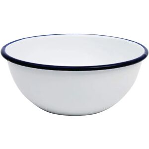 Olympia Blue-White Enamel Steel Bowls - 6 pcs 155mm Olympia Blue-White Enamel Steel Bowls - 6 pcs 155mm