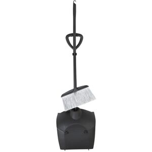 Set Scopa e Secchio in Plastica Leggera Jantex - Nero - 30cm Set Scopa e Secchio in Plastica Leggera Jantex - Nero - 30cm