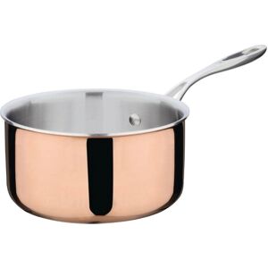 Vogue Copper Tri Wall Saucepan - 180mm - Casserole Vogue Copper Tri Wall Saucepan - 180mm - Casserole