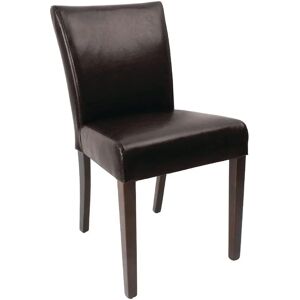 Sillas de comedor de cuero sintético Bolero - Juego de 2 Sillas de comedor de cuero sintético Bolero - Juego de 2