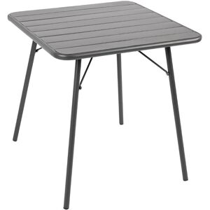 Mesa Cuadrada de Hierro Forjado Bolero - Resistente y Plegable Mesa Cuadrada de Hierro Forjado Bolero - Resistente y Plegable