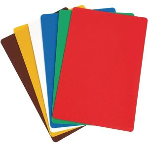 Set med 6 flexibla skärbrädor i polypropylen - 450x300mm Set med 6 flexibla skärbrädor i polypropylen - 450x300mm