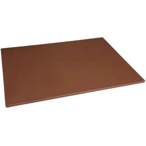 Hygiplas Brown Cutting Board 600x450mm - Food Prep Equipment Hygiplas Brown Cutting Board 600x450mm - Food Prep Equipment