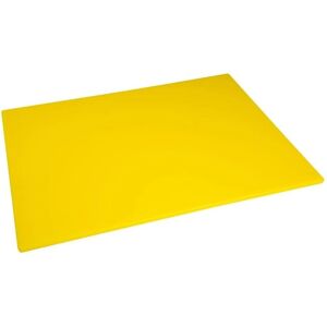 Hygiplas Yellow Low-Density Polyethylene Cutting Board - 600x450mm Hygiplas Yellow Low-Density Polyethylene Cutting Board - 600x450mm