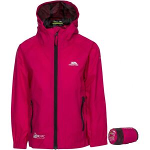 Trespass Kinder Qikpac Pink Wasserdichte Packaway Jacke - 9-10 Jahre Trespass Kinder Qikpac Pink Wasserdichte Packaway Jacke - 9-10 Jahre
