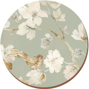Creative Tops Duck Egg Floral Pack Of 4 Round Premium Placemats - Placemats Creative Tops Duck Egg Floral Pack Of 4 Round Premium Placemats - Placemats