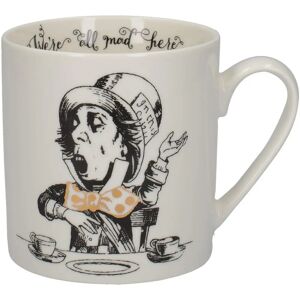V&A Mad Hatter Mug - 350ml White Gift Boxed Alice Wonderland V&A Mad Hatter Mug - 350ml White Gift Boxed Alice Wonderland