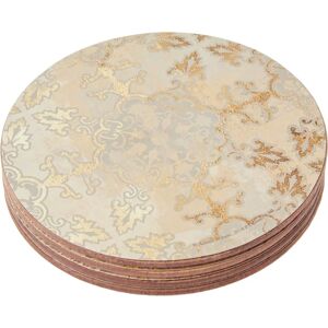 Creative Tops Gold Impressions Coasters - 4 Pcs Round Heat-Resistant Cork Creative Tops Gold Impressions Coasters - 4 Pcs Round Heat-Resistant Cork