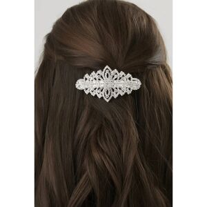 Jon Richard Mood Crystal Ornate Hair Clip - Silver - Hair Accessory Jon Richard Mood Crystal Ornate Hair Clip - Silver - Hair Accessory