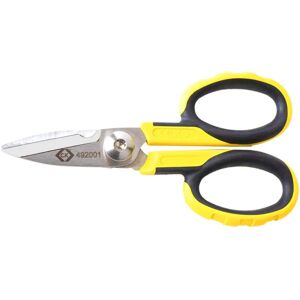 C.K Tools 492001 Electricians Scissors - Heavy-duty, Stainless Steel, 140mm C.K Tools 492001 Electricians Scissors - Heavy-duty, Stainless Steel, 140mm