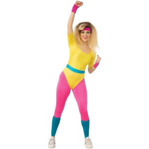Bristol Novelty Af119m Aerobics Girl - Yellow Costume Bristol Novelty Af119m Aerobics Girl - Yellow Costume