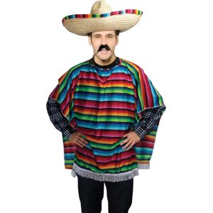 Bristol Novelty Adult Rainbow Mexican Poncho Costume - Costumes Bristol Novelty Adult Rainbow Mexican Poncho Costume - Costumes