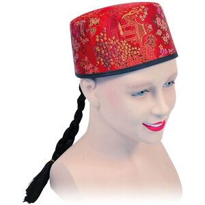 Bristol Novelty Rött Mandarinhatt - Unisex Bristol Novelty Rött Mandarinhatt - Unisex