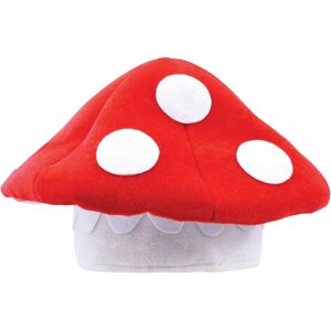 Bristol Novelty Rood/Wit Paddestoelhoed - Halloween Kostuum Bristol Novelty Rood/Wit Paddestoelhoed - Halloween Kostuum