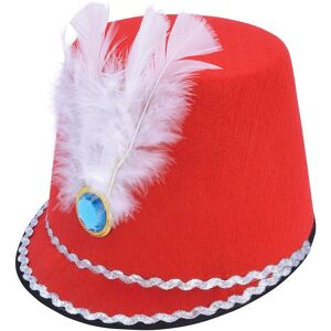 Bristol Novelty Rood Majorette Hoed - Voor volwassenen Bristol Novelty Rood Majorette Hoed - Voor volwassenen