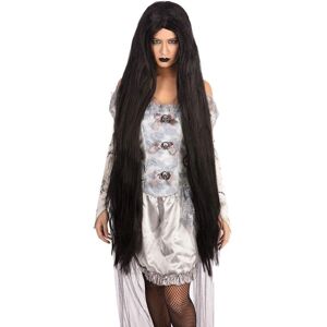 Bristol Novelty Svart 40" Peruk - Halloween Kostym Bristol Novelty Svart 40" Peruk - Halloween Kostym