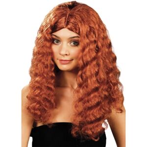 Bristol Novelty Perrucca Lunga Riccia Castano - Costume di Halloween Bristol Novelty Perrucca Lunga Riccia Castano - Costume di Halloween