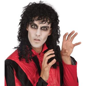 Bristol Novelty Svart Michael Jackson peruk - Till Halloween & Kostym Bristol Novelty Svart Michael Jackson peruk - Till Halloween & Kostym