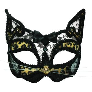 Bristol Novelty Women's Leopard Transparent Mask On Headband Eye Masks Female Halloween Costume - Masks Bristol Novelty Women's Leopard Transparent Mask On Headband Eye Masks Female Halloween Costume - Masks
