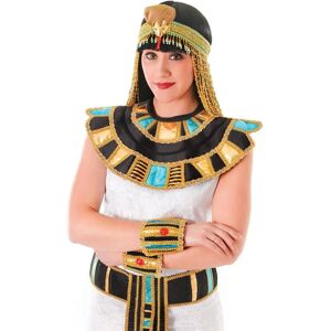 Bristol Novelty Womens Egyptian Collar Costume Accessories - Halloween - Gold/Turquoise/Black Bristol Novelty Womens Egyptian Collar Costume Accessories - Halloween - Gold/Turquoise/Black
