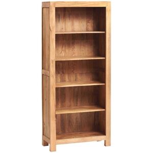 Malda Light Mango Large Open Bookcase - Bookcase Malda Light Mango Large Open Bookcase - Bookcase