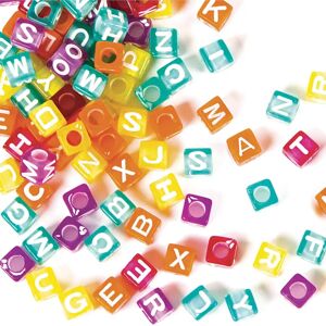 Buchstabenperlen - 450 bunte Kunststoffperlen zum Schmuckmachen Buchstabenperlen - 450 bunte Kunststoffperlen zum Schmuckmachen