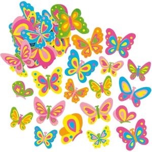 Baker Ross Schaumstoff-Schmetterlingsaufkleber - 102 bunte Designs Baker Ross Schaumstoff-Schmetterlingsaufkleber - 102 bunte Designs
