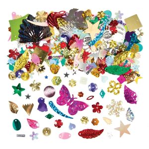 Bastelglitzer - 80g Glasbute in Buntfarben - Verschiedene Formen & Größen - Glitzer Bastelglitzer - 80g Glasbute in Buntfarben - Verschiedene Formen & Größen - Glitzer