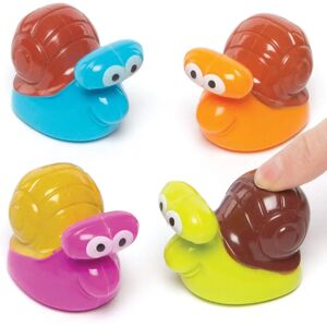 Baker Ross Escargots de Course à Friction - 4 Jouets - Couleurs variées - 5,5cm - Publicité Baker Ross Escargots de Course à Friction - 4 Jouets - Couleurs variées - 5,5cm - Publicité