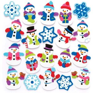 Craft Snowman Foam Stickers - Assorted Festive Designs Craft Snowman Foam Stickers - Assorted Festive Designs