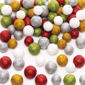 Lila Glitzerkugeln - 60g, 20mm & 25mm - Basteldekorationen Lila Glitzerkugeln - 60g, 20mm & 25mm - Basteldekorationen