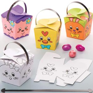 Cajas de regalo de Pascua para colorear - Pack de 12 Cajas de regalo de Pascua para colorear - Pack de 12