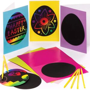 Baker Ross Osterei-Karten zum Kratzen - Mehrfarbig - Ostern Karte Baker Ross Osterei-Karten zum Kratzen - Mehrfarbig - Ostern Karte