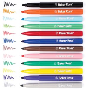 Baker Ross Large Tip Marker Set - Art & Craft Supplies Baker Ross Large Tip Marker Set - Art & Craft Supplies